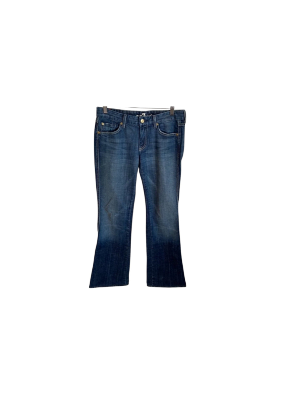 7 for all mankind “A” pocket jeans bootcut designer y2k medium wash sz 28